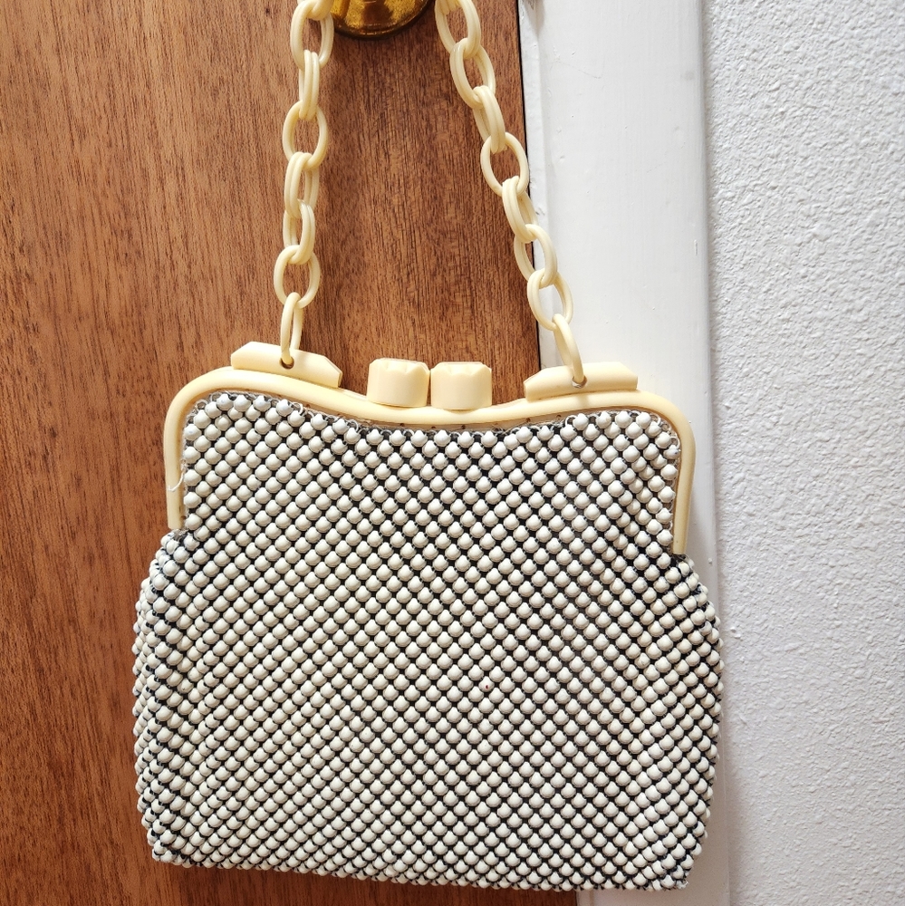 Rare vintage Whiting and Davis chainmail handbag